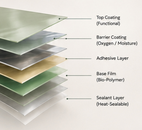 Advanced coating and lamination packaging structure